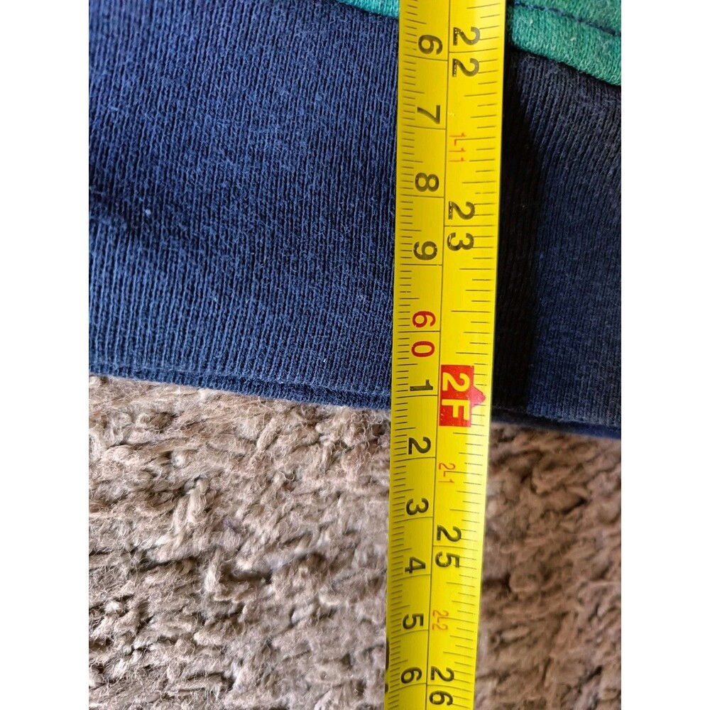 Vintage Abercrombie & Fitch Striped Hoodie Kids 15/16 Front Pockets 90s - Picture 6 of 6